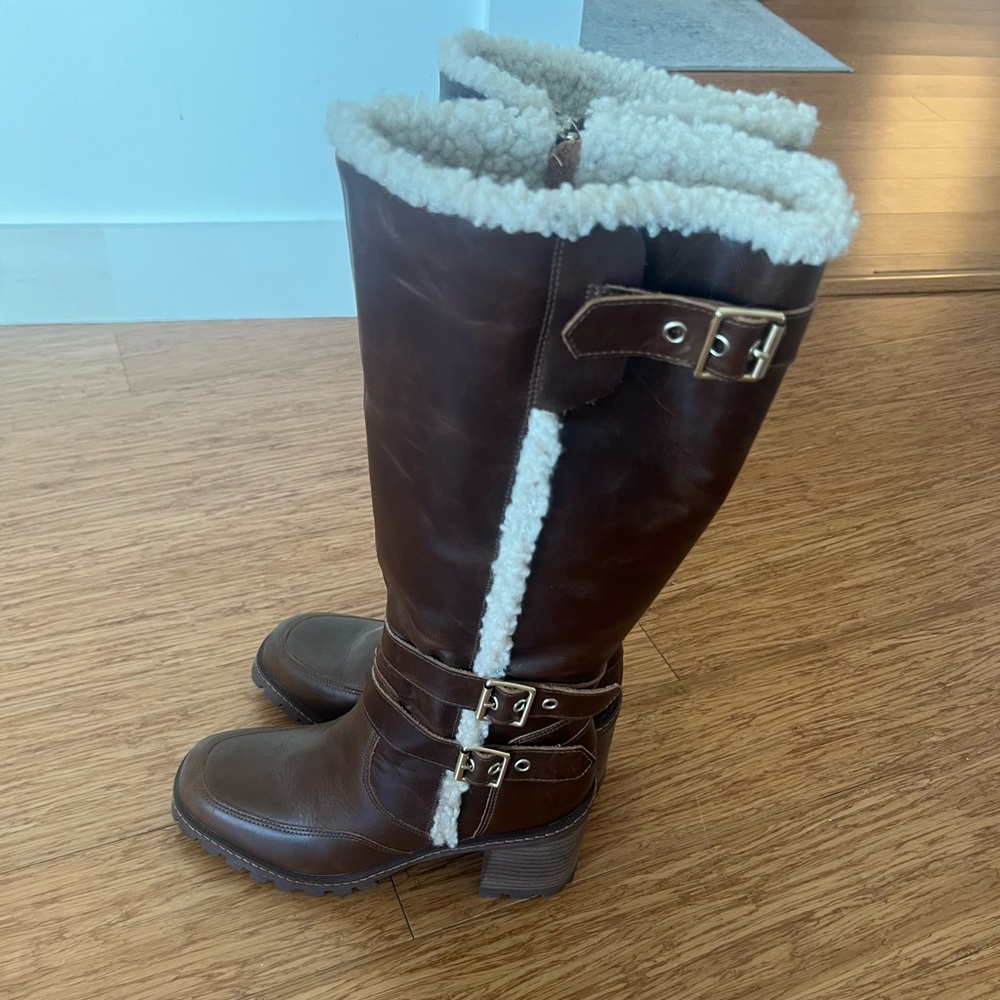 Kelsi Dagger Kraze Leather Tall Boots in size women’s US 7 1/2